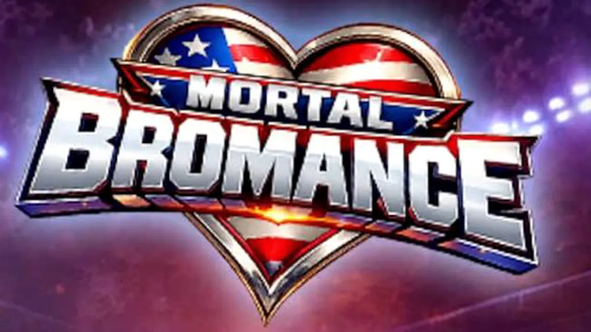 Tampilan visual ceria dan penuh warna dari slot Mortal Bromance